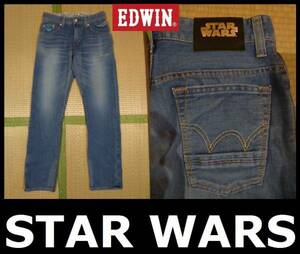激レア！　スターウォーズ　EDWIN STAR WARS 　刺繍　 コラボ　 デニム　ジーンズ　 日本製　 28サイズ