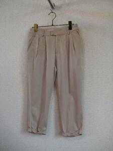 SHIPS beige 7 minute height tapered pants (USED)52414