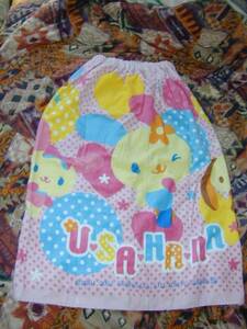 * Sanrio Usahana wrap towel pink new goods tag none *