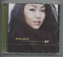 韓国CD★ パク・チョンヒョン (リナ・パーク)　 7集　★　未開封品　★　LENA　PARK_画像1