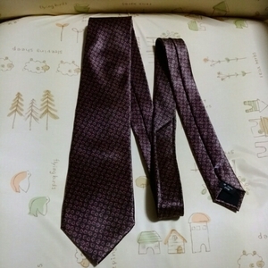 ST Dupont глянец галстук сделано в Японии черный × розовый прекрасный товар Estee Dupont фирма 