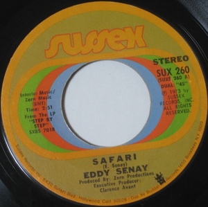 Eddy Senay - Safari - Sussex ■ funk soul 45 試聴