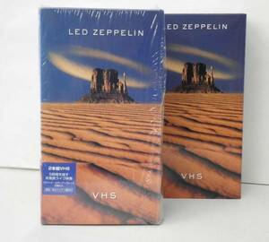 VHS■LED ZEPPELIN/ VHS (2-VHS) 国内盤完品, 未発LIVE映像 (e664)