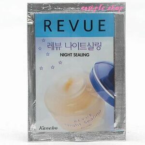  stock disposal * Kanebo * Revue Night sealing sleeping pack sample ② sheets 