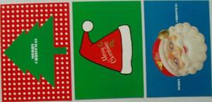 Art Auction 603【ハガキ】絵葉書/Merry Christmas card クリスマス カード ×3種セット/グリーティングカード, 季節, 年中行事, クリスマス, その他