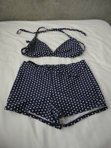 *GAP bikini ... for star pattern 7 -years old ~8 -years old navy × white unused goods 