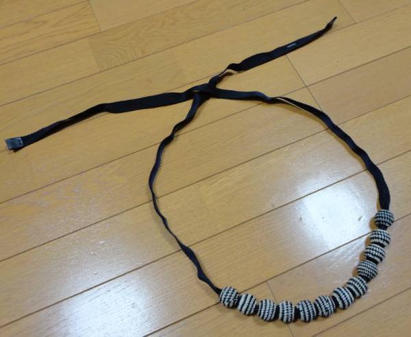 新品83%OFF マックスマーラ Max Mara ネックレス ネイビー×ベージュ