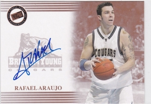 NBA 2004 Press Pass auto Rafael Araujo