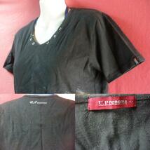 ＵＳＥＤ U.P renoma Ｔシャツ サイズＬ 黒色_画像3