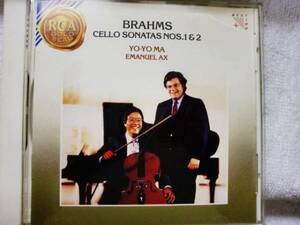 CD　ブラームス:チェロソナタ1&2　ヨーヨーマ/アックス　BMG