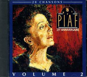◆Edith Piaf(エディットピアフ)25e anniversaire-20 chansons 2