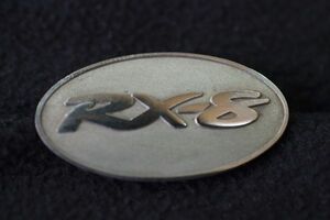 * MAZDA pin badge RX-8 Europe sale memory W33mm Rcitys Mazda rx8 rotary engine 13B se3p fd3s