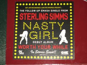 Sterling Simms - Nasty Girl // 5点で送料無料!!! 12''