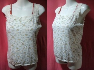 USED KLEIN PLUS tank top size 40 white color 