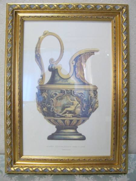 Bon état Peinture Déesse Luxe Made in Italy Déesse Statue Motif Vase Pot, ouvrages d'art, peinture, autres