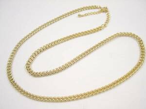  yellow gold color 50 centimeter necklace 