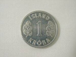 アイスランド共和国 1Krona 1クローナ　硬貨・コイン　74