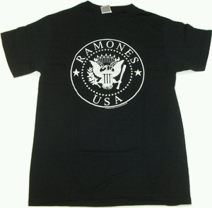 Подлинная Δ Бесплатная доставка Ramones USA T -Fish (M)