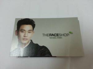 キム・スヒョン THEFACESHOP 台湾の広告ミニカード