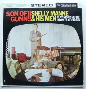 ◆ SHELLY MANNE & His Men / Son of Gun ◆ Contemporary S7566 (black:dg) ◆ W