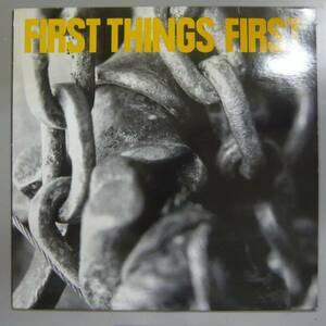 『LP』FIRST THINGS FIRST/DIRTBAG BLOWOUT/5枚以上で送料無料
