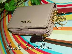 *860* new goods genuine article Paul Smith L Zip coin inserting attaching key case 