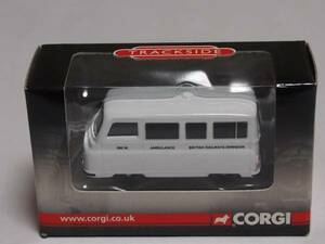 CORGI 1/76 TRACKSIDE Morris J2 British Rail Swindon Ambulanc