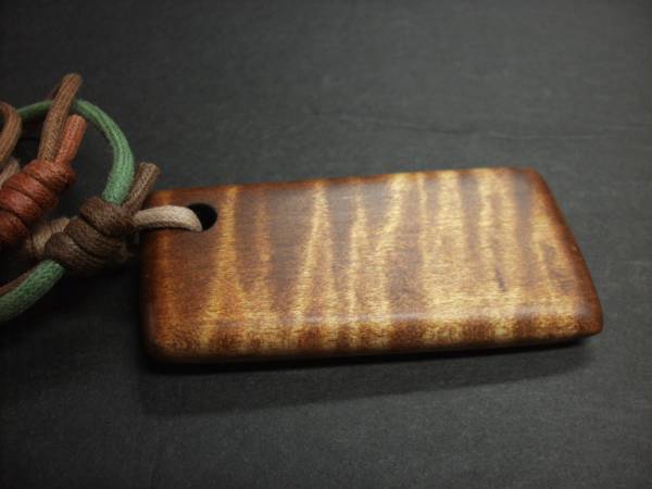 Curly maple lacquer plate pendant:d, Handmade, Accessories (for women), necklace, pendant, choker