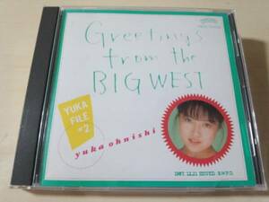 大西結花CD「Greetings from the BIG WEST」廃盤●