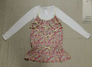 # tag attaching new goods :Talassio floral print tunic. ensemble M DmL09