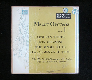 10インチ 価格応談 ◆MOZART OVERTURES VOL.1 ◆DECCA 米 深溝