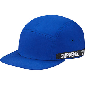 新品 未使用 国内正規品 ◆ Supreme 16ss Logo Tape Strap Camp Cap Royal Blue/ロイヤルブルー＋ステッカー類4点 ◆