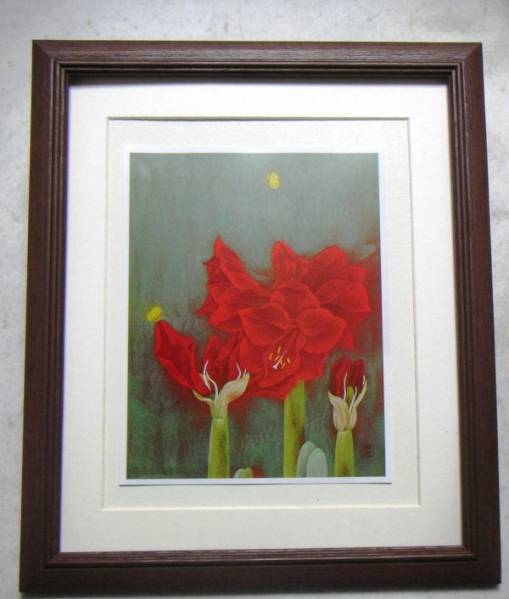 ◆Reproduction offset de fleurs Keisuke Takada, cadre en bois inclus, achat immédiat◆, peinture, peinture à l'huile, peinture nature morte