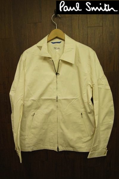 *Paul Smith*( Paul Smith ) Zip выше блузон / белый /L