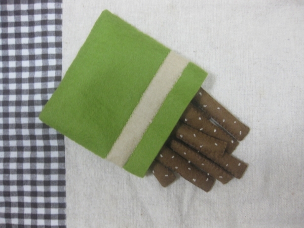 プレッツェルスナック ハンドメイド フェルト ままごと