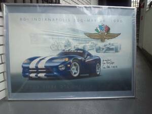 ■Viper/ポスター/Indy500PaceCars★TomGale直筆サイン入★稀少