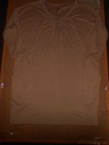 * Camel color. V neck. 7 minute sleeve tunic dress *S/ beautiful goods 