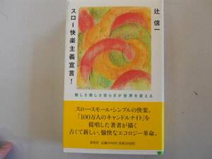 ●スロー快楽主義宣言●辻信一●エコロジー革命愉しさ美しさ安ら