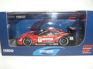 ■EBBRO 1/43 2009 モチュールオーテック GT-R #1 スーパーGT GT500