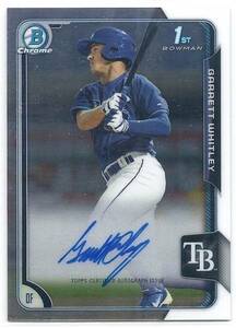 2015 Bowman Chrome Draft Garrett Whitley Auto