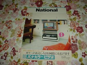  prompt decision!1974 year 1 month National panama color video catalog 