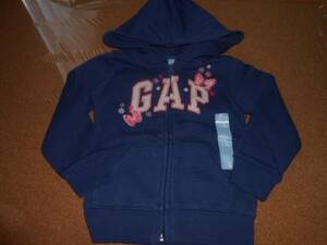 *GAP* new goods 100cm navy blue color . butterfly .. embroidery entering reverse side nappy parka ⑦