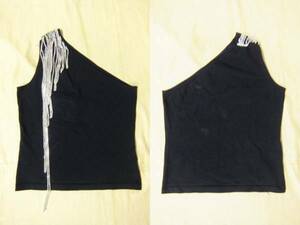 Han ahn soon handle Anne sn sleeveless shirt size S black 