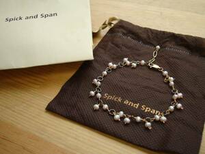  Spick & Span Spick and Span fake pearl attaching bracele 