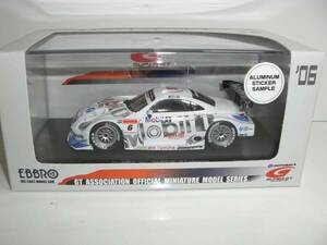 ■EBBRO 1/43 2006 Mobile1 SC430 #3 スーパーGT GT500 限定アルミステッカー仕様