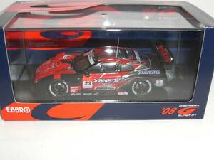 ■EBBRO 1/43 2008 ザナヴィニスモGT-R #23 スーパーGT GT500 富士テスト LDF仕様