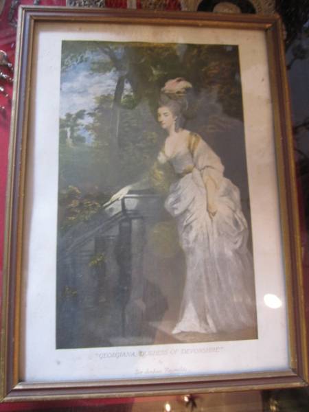 ◆50 年代～古董壁挂 18 世纪女性 欧洲 / 新艺术运动 巴黎 英国商品 Brocante 跳蚤市场, 艺术品, 绘画, 肖像