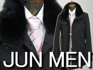 27300 иен V70%OFFV бесплатная доставка V новый товар V Jun men подкладка пальто M чёрный V меховое пальто V подкладка съемный 