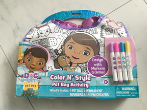  new goods toy dokta-dok paint picture bag set 