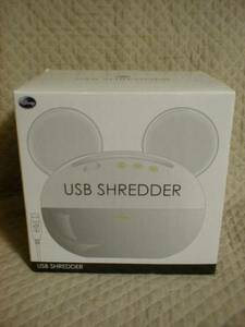 * Mickey Mouse USB shredder new goods prompt decision white *